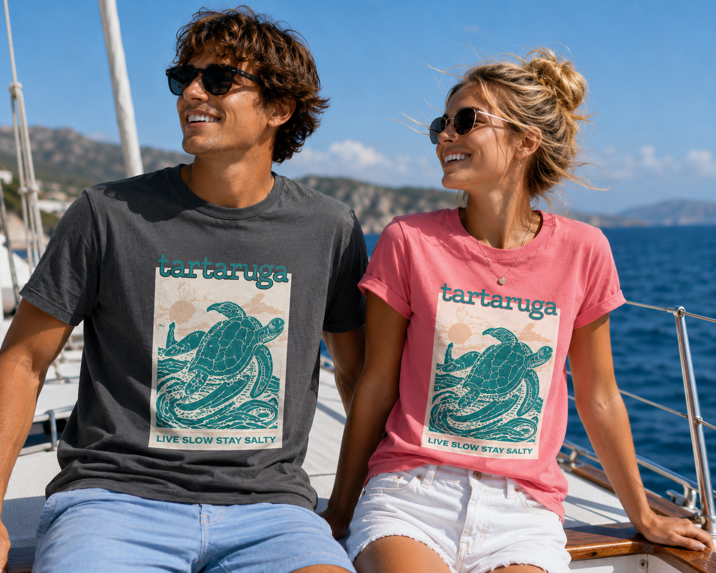 Tartaruga Ocean Spirit Unisex Cotton T-Shirt