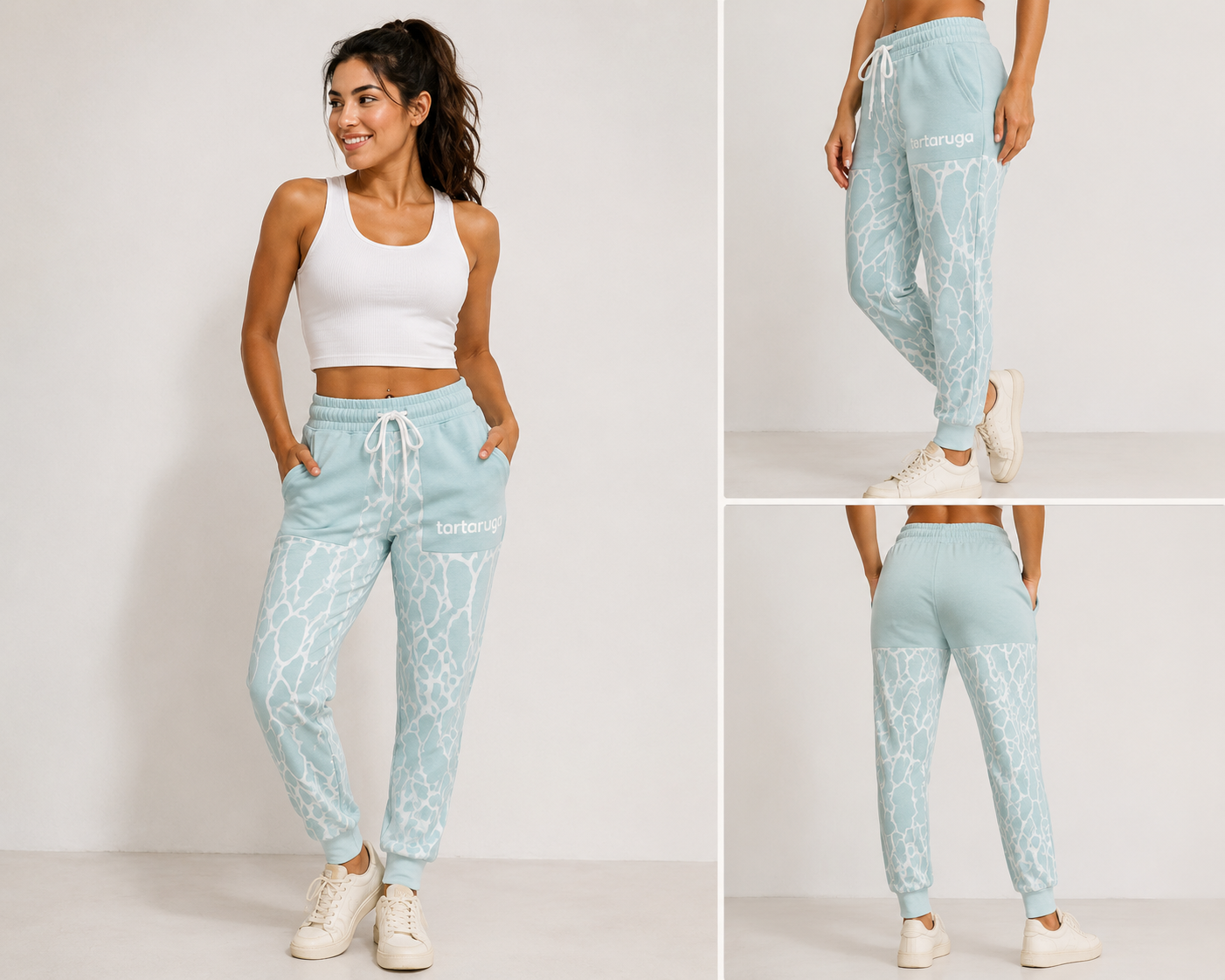 Tartaruga Women’s Autumn/Winter Jogging Pants with Pocket – Soft Stretch Comfort for Everyday Style
