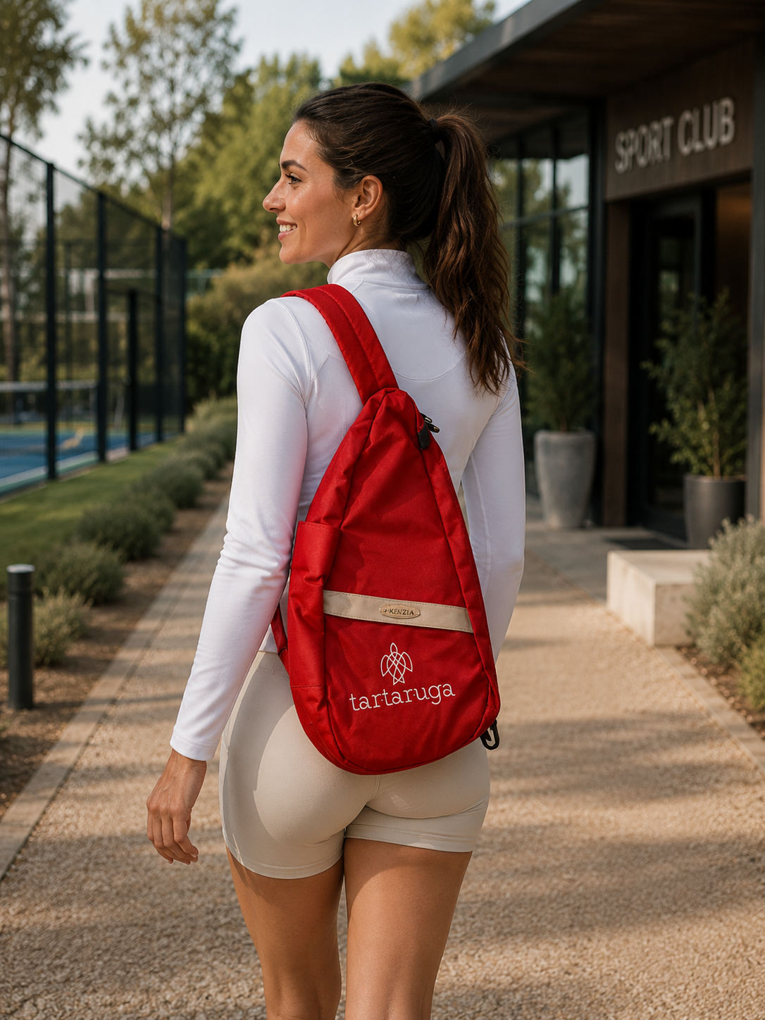 Tartaruga Red Sling Bag by Krizia