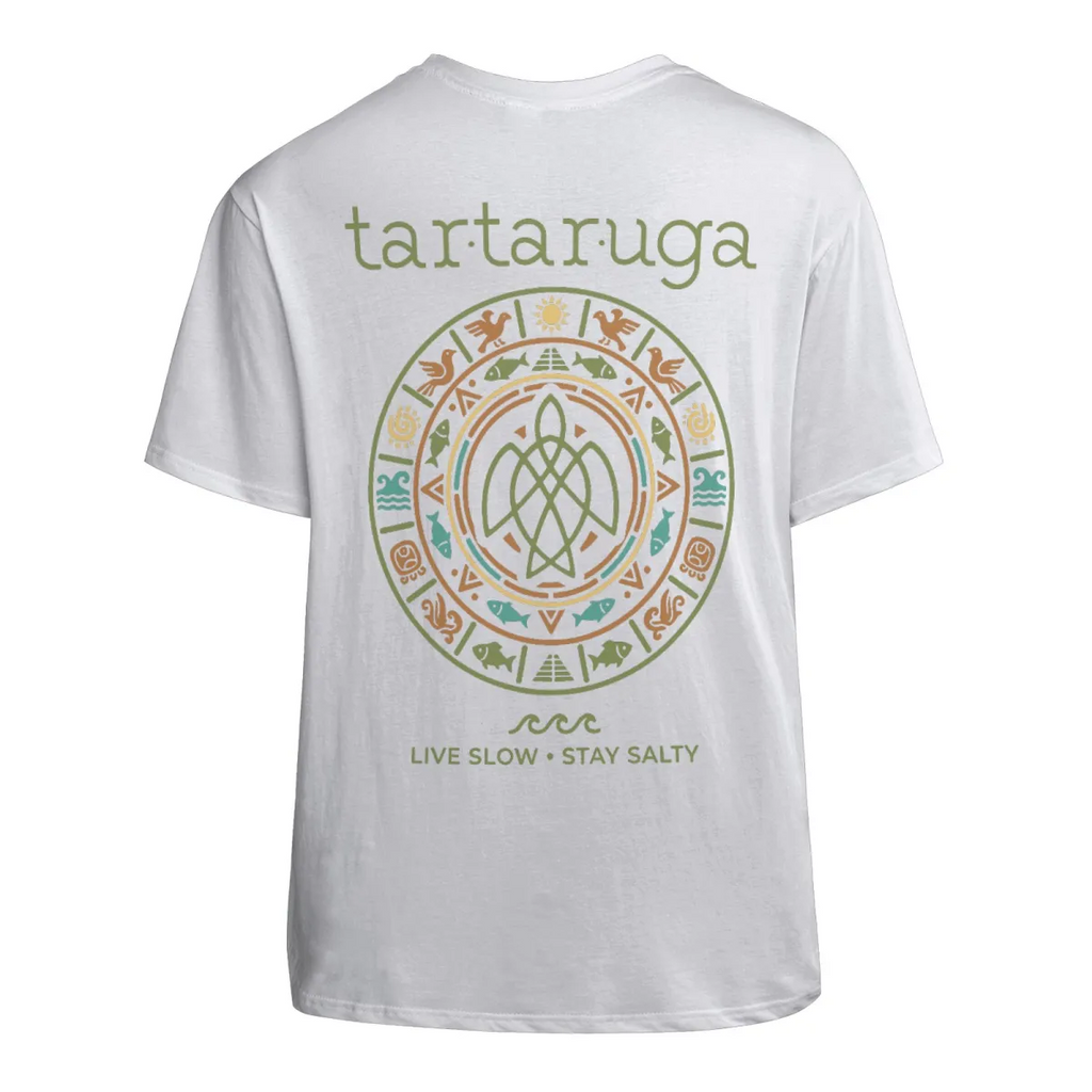 Tartaruga 'Live Slow Stay Salty' Unisex Cotton T-Shirt